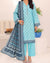Mahnoor Khaddar – Light Blue Printed 3PC Ready to Wear