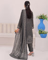 Mahnoor Khaddar – Grey Printed 3PC Ready to Wear