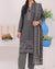 Mahnoor Khaddar – Grey Printed 3PC Ready to Wear