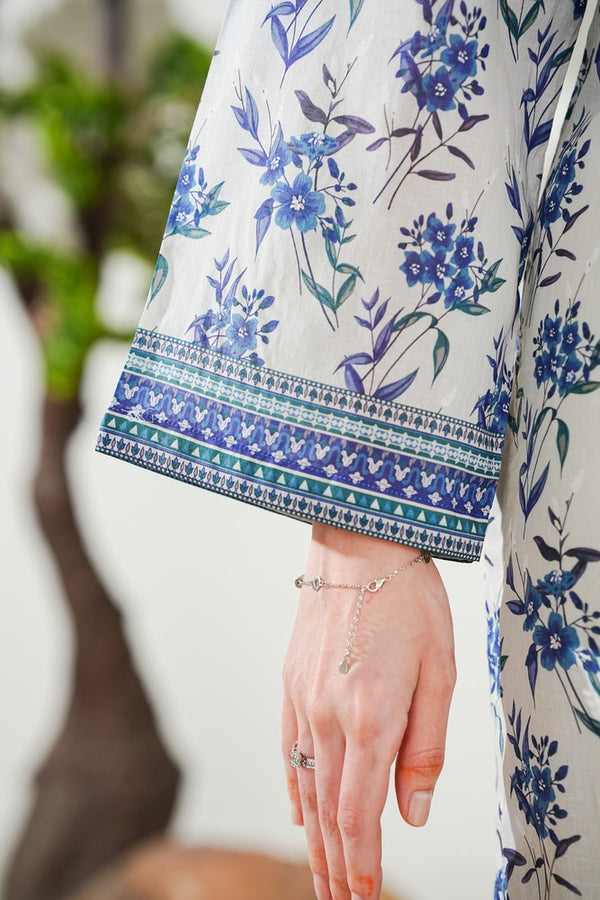 Kainat V2 3 piece stitched lawn suit for women by AIZAL Pakistan