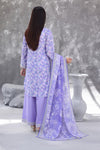 Maya Cambric – Lavender Floral Printed 3PC Ready to Wear