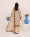 Mahnoor Khaddar – Beige Floral Printed 3PC Ready to Wear