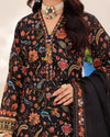 Mahnoor Khaddar – Black Printed 3PC Ready to Wear