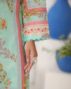 Mahnoor Khaddar – Mint Green 3PC Ready to Wear