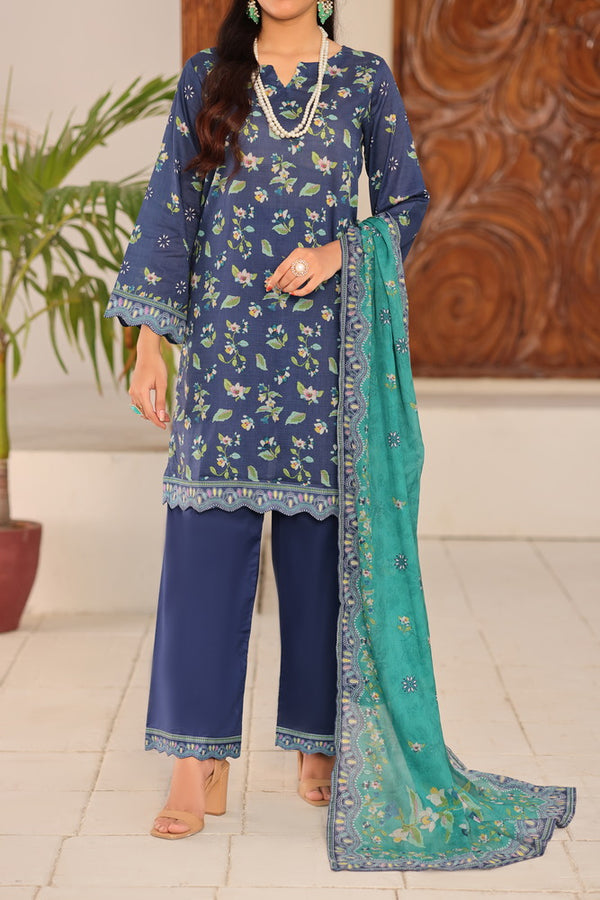 Inaya Banadora 832 | 3 Piece Cambric Lawn Ready-to-Wear