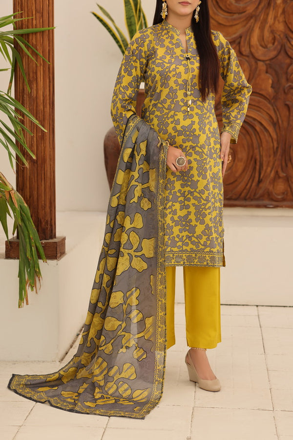 Inaya Banadora 837 | 3 Piece Cambric Lawn Ready-to-Wear