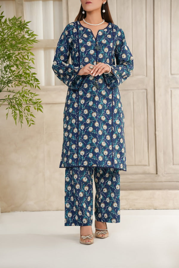 coords D-712 2 piece stitched lawn suit for women in Pakistan by AIZAL