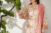 Kainat V2 3 piece stitched lawn suit for women by AIZAL Pakistan