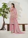 Kainat V2 3 piece stitched lawn suit for women by AIZAL Pakistan