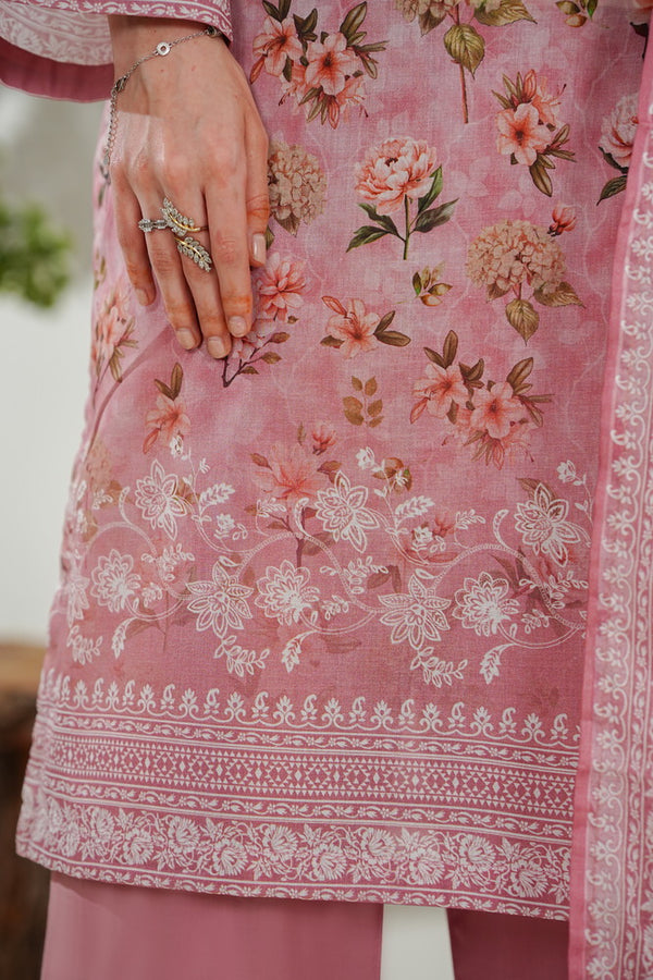 Kainat V2 3 piece stitched lawn suit for women by AIZAL Pakistan