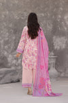 Maya Cambric – Soft Pink Floral Printed 3PC Ready to Wear